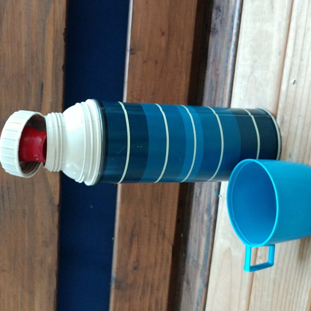 Vtg king-seeley metal Thermos